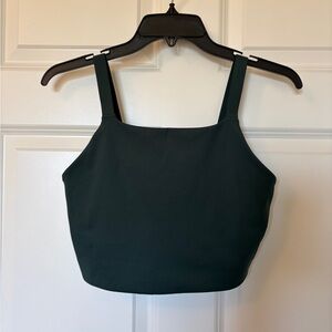 Girlfriend Collective Deep Green Long Line Sports Bra